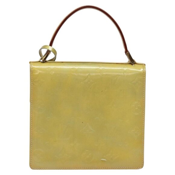 LOUIS VUITTON Monogram Vernis Spring Street Hand Bag Gris M91029 LV Auth - Picture 2 of 16